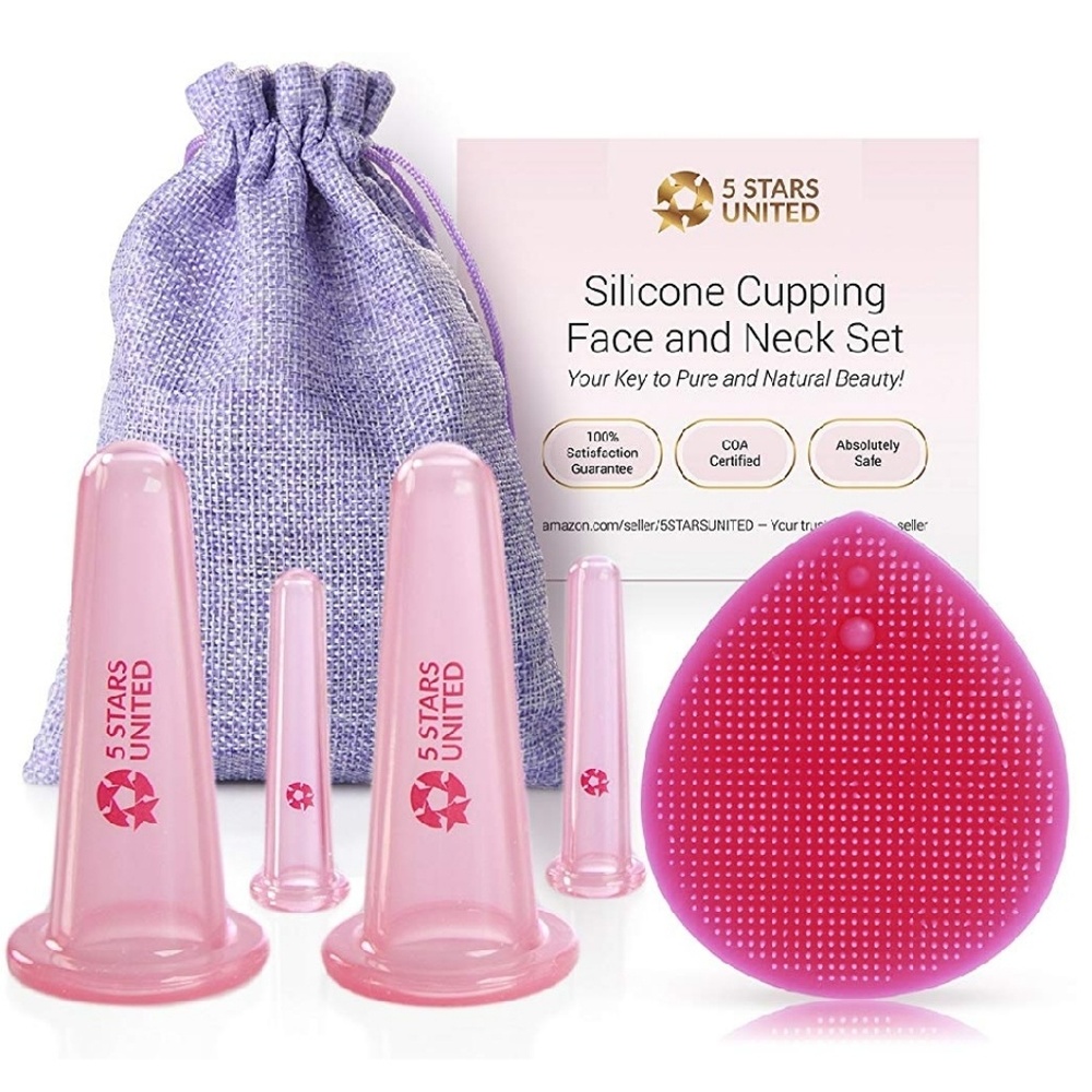 Silicone Facial Cupping Therapy Set